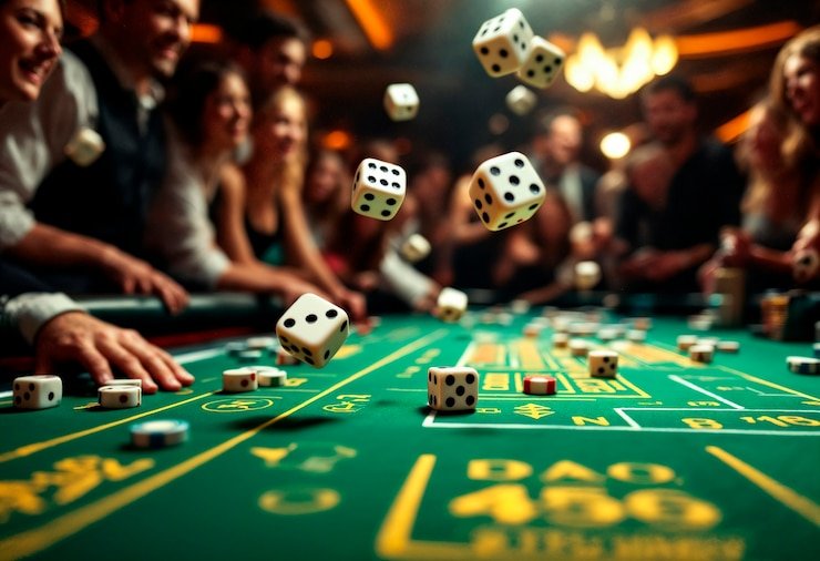 Suasana live casino dengan dealer profesional dan antusias pengunjung